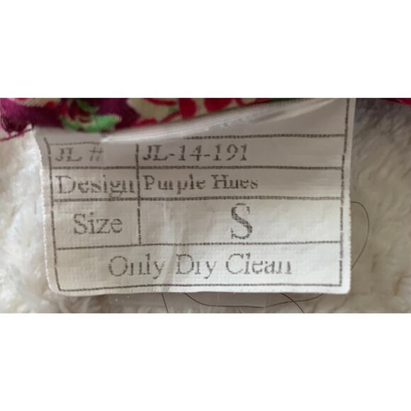 J. PRETWEAR 3- PC. SALWAR KAMEEZ, TROUSER-STOLE, WOMENS, S, PURPLE ORANGE - Picture 11 of 12